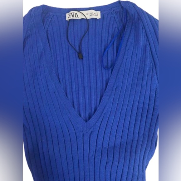 New Without Tags, Zara Ribbed Knit Sweater, Size Small - Picture 6 of 8